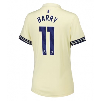 Billige Fotballdrakt Everton Thierno Barry #11 Replika Bortedrakt Dame 2025-26 Kortermet